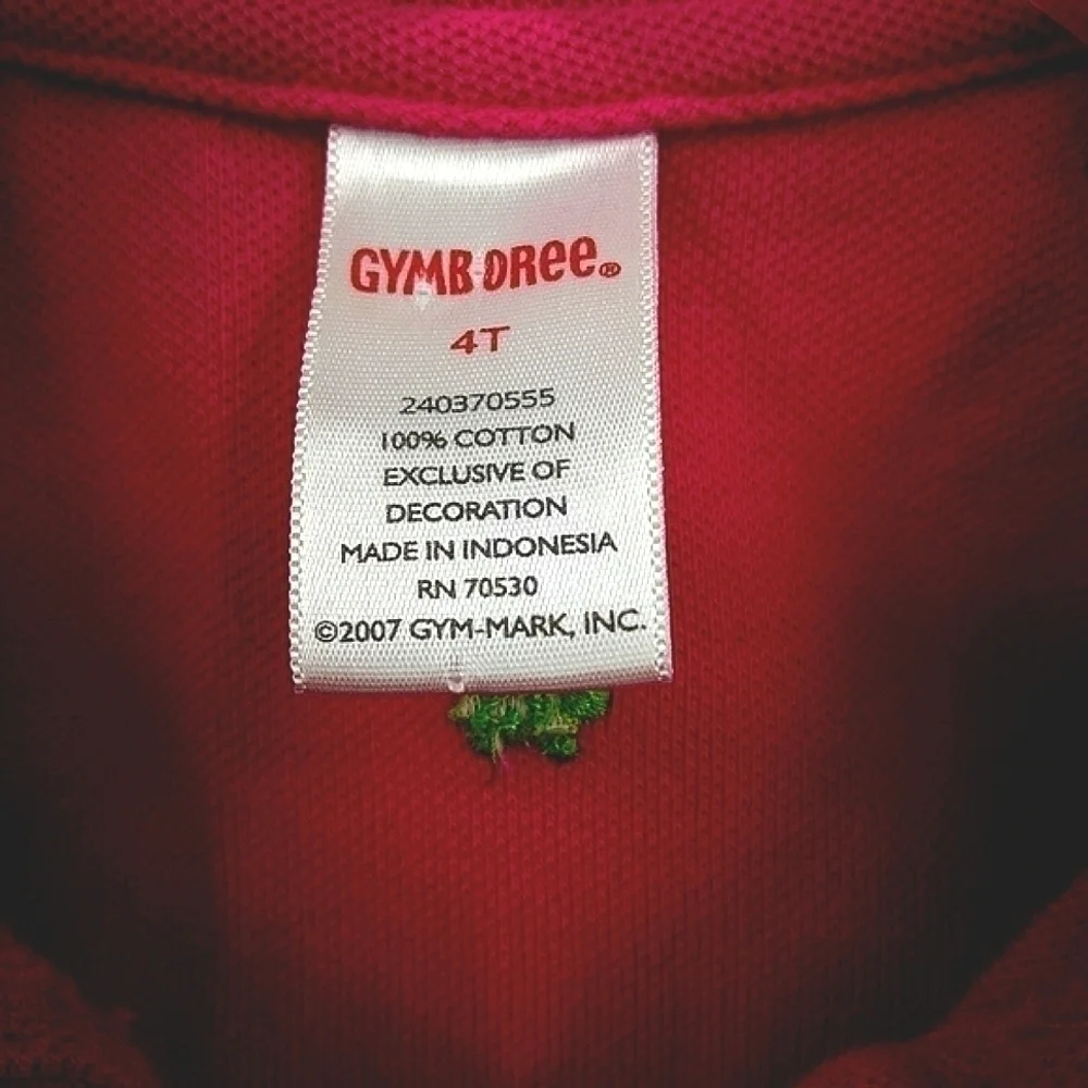 Gymboree Girl's 4T Short Sleeve Cute Pink Knit Dress with Green Turtle Pattern